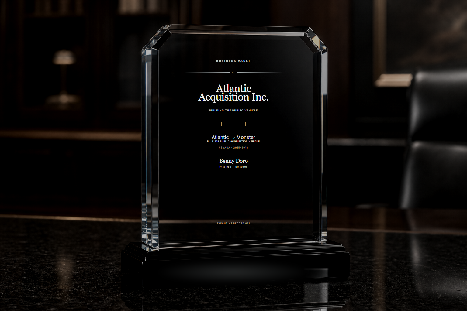 Atlantic Acquisition Business Vault record